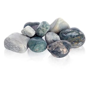 biOrp Marble pepple set green, natur dekorstein