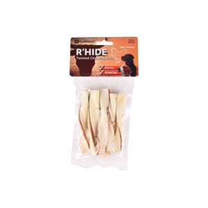 R`Hide Twisted chewing rolls with Chicken 12cm,5stk,70gr