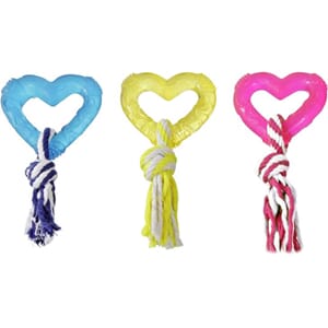 TPR Heart with rope 8cm