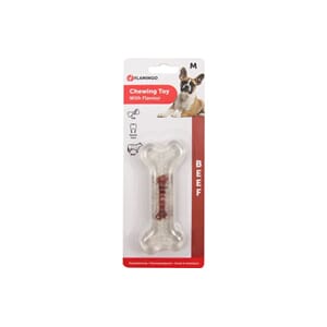 TPR Bone transpa beef flavour 12cm