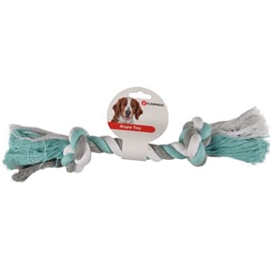 Cotton jim playing rope 2knots mint/white/grey XL 40cm