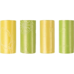 poop bags lemon 4x15pk
