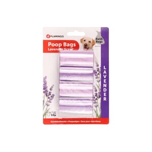 Poop bags lavender 4x15pk