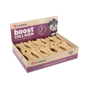 Boost Bone m/chicken og Collagen i display 30stk