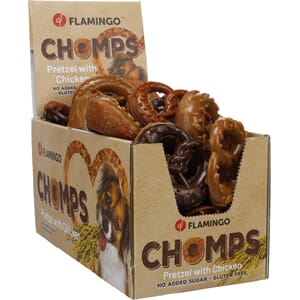Chomps Pretzel m/ Kylling 24 stk i display, kringle