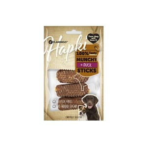 Hapki Munchy Sticks With Duck 7,5cm 5stk 100g