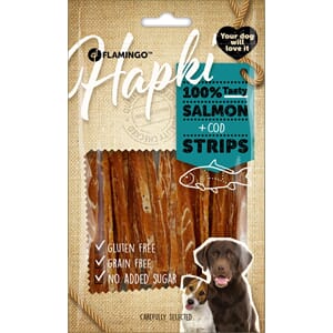 Hapki Strips With Salmon & Cod 85g