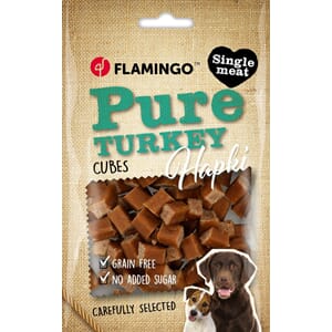 Hapki Pure Turkey small blocks 85gr kalkun mono protein