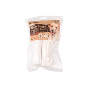 Nature snack tibia bone bleached 2pk 10cm 250g