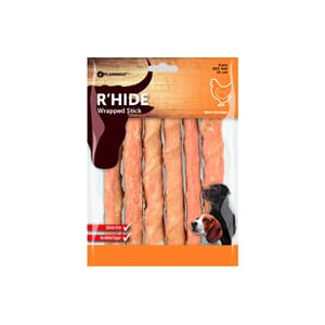 R`hide Chicken Wrapped Stick 15cm 6pk 180g