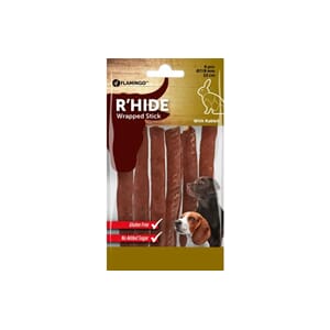 R`Hide Rabbit wrapped sticks 7/8mm 12cm, 6stk 70gr