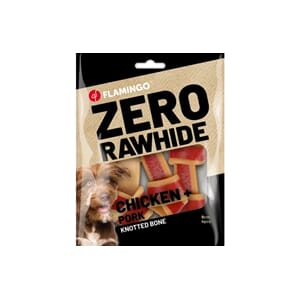 Zero Rawhide Knutebein m/Kylling & Svin 9cm 4stk 140g