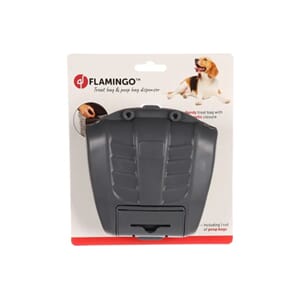 Godbitbag med hundeposeholder 14x14cm