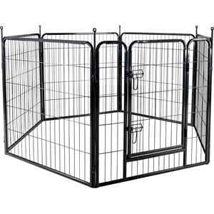 Valpegård Kennel zeta black 162x140x80cm