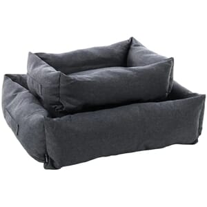 Hundeseng Billie rectangular grey 63x53x20cm
