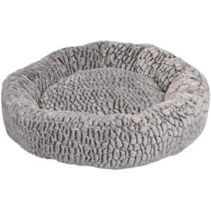 Snoozzy seng round grå/sort 70x18cm