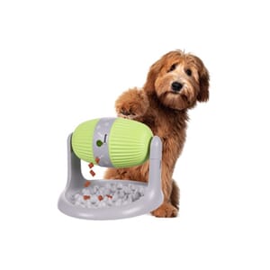 Snack dispenser Bent til hund og katt, grey/green