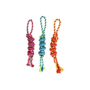 Rubber dental plates with rope