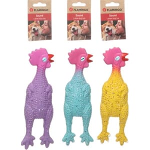 Hundeleke Freckles Chicken S Flere farger 26x7,2x5,2cm Ass
