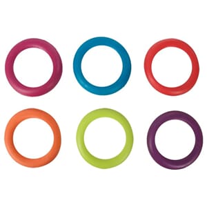 Gummiring Rula 9cm ass.farge til hunder