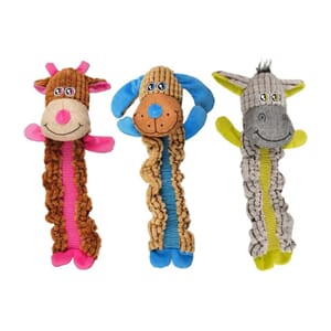 Hundeleke bungee donkey/cow/dog 34cm