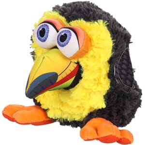 Snappy Tucan plush hundeleke 23x23x20cm