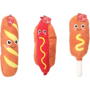 Hundeleke Fofa Fastfood Brun 11x7,5x34cm Ass