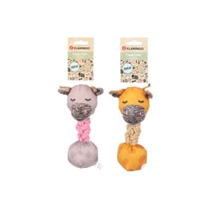 Hundeleke Valp Britty Giraff Taupe/Ochre 11x8x22cm ASS.