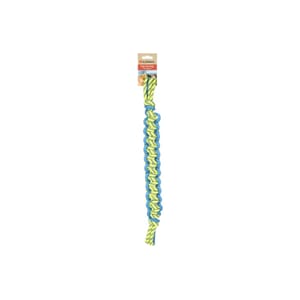 DT Hundeleke Tofla Pull Rope Blue/Yellow L 55x5x4cm