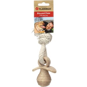 Hundeleke Wilga Dummy Teat m/tau Brun 24x7,7x4,7cm