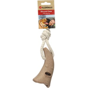 Hundeleke Wilga Horn m/Tau Brun 23x6,5x5cm