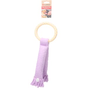 Hundeleke Joanie Pull Rope Purple/Yellow 40x13,3x6,5cm