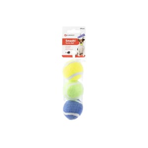 Tessinball smash 3 colours squeaker 5cm 3pk