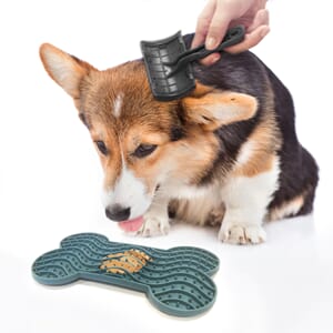 Slikkematte Yummee patrol M blå 21,8cm