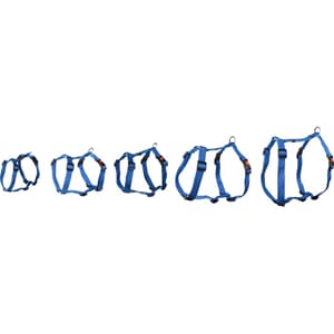 Ziggy H-sele blå 60-85cm 25mm