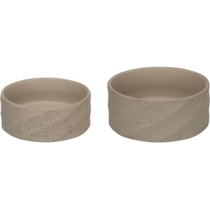 Hundeskål Hasel Rund Grå 15,5x6,5cm 700ml