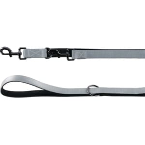 Kobbel regulerbar Abby 250cm 25mm grå,sort