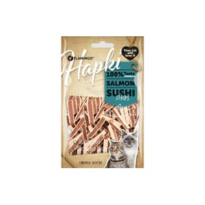 Hapki Salmon Sushi strips 85gr, til katt