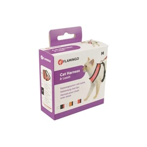 Kattesele Harms sort/rød 110cm 10mm