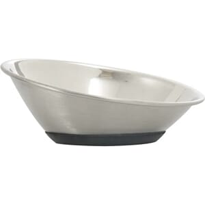 Katteskål stål Selecta slant 300ml 15vm