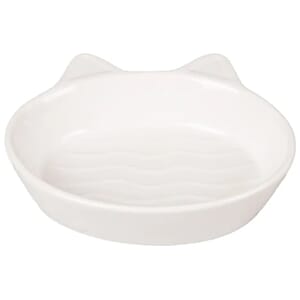 Matskål katt gizmo ceramic white 170ml 13cm