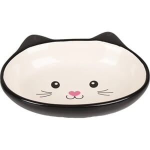 Matskål katt isa ceramic black 170ml 14cm