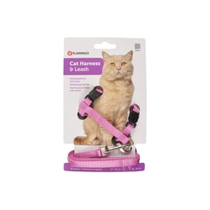 Kattesele ziggi pink 20-35cm