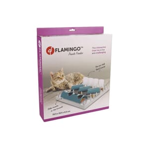 Interaktiv kattelek Fumbo grå/blå 26x20x29cm