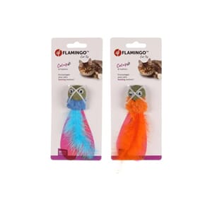 CT Boleo ball + catnip orange/blå fjær