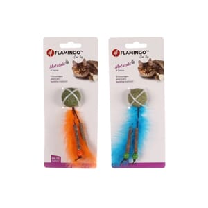 CT Boleo, Catnip, Fjær Oransje/Blå 14cm Ass