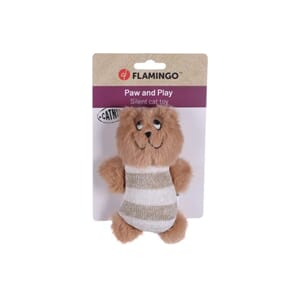 CT Faci Bear stripet brun 10cm