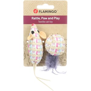 Katteleke Texa Ball & Mus Purple 7,5x4x4cm