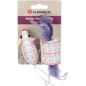 Katteleke Texa Roller & Mus Purple 16x4x4cm