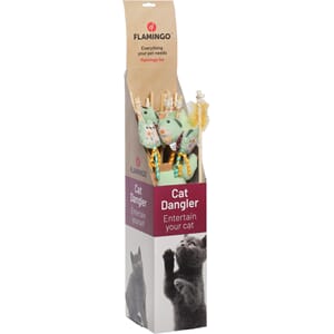 Katteleke Grali Katt Dangler Grønn 53cm Ass. Display